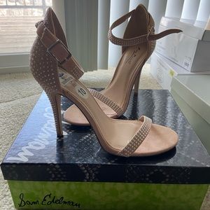 BNNW Rhinestone high heeled sandals